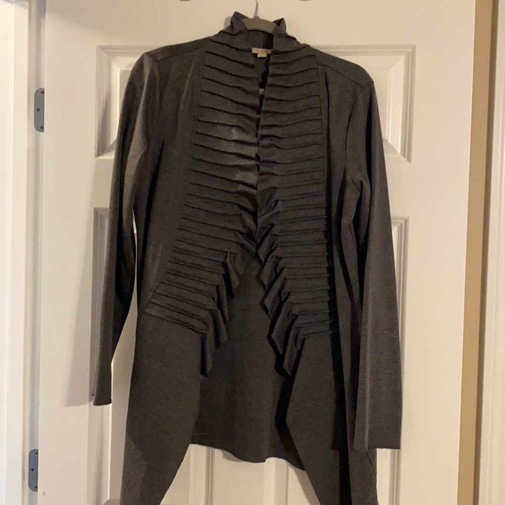 Pull on open cardigan/ duster
